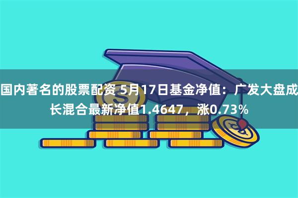 国内著名的股票配资 5月17日基金净值：广发大盘成长混合最新净值1.4647，涨0.73%