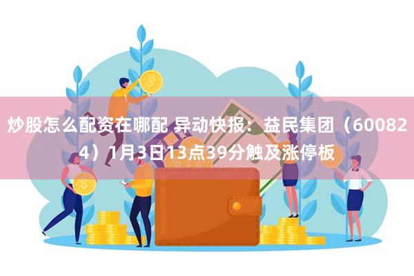 炒股怎么配资在哪配 异动快报：益民集团（600824）1月3日13点39分触及涨停板